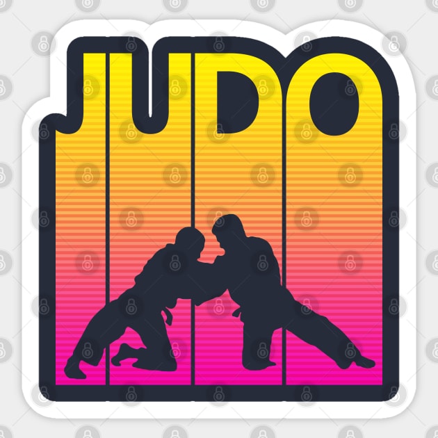 Vintage Retro Judo Gift Sticker by GWENT